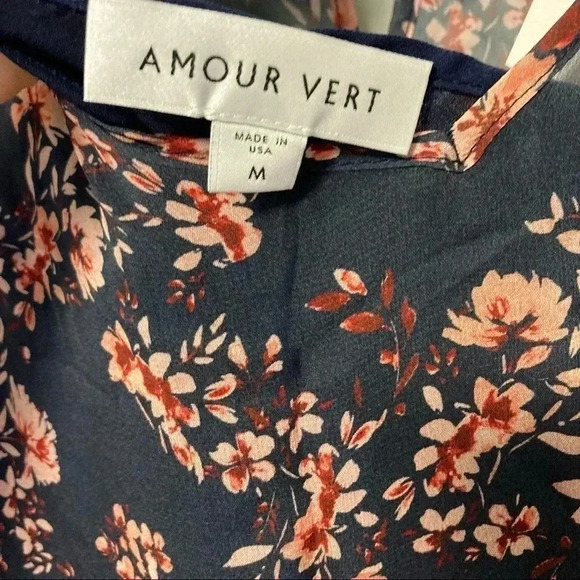 NWT Amour Vert Sierra  silk dress - Picture 3 of 6